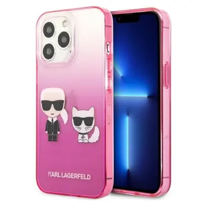 KARL LAGERFELD GRADIENT OVITEK ZA IPHONE 13 PRO / 13 ROZA