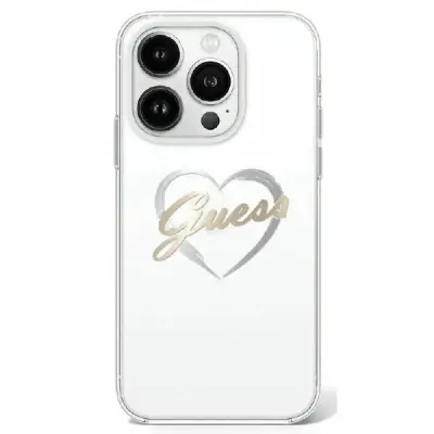 OVITEK GUESS IML HEART OVITEK ZA IPHONE 16 PRO PROZOREN OVITEK