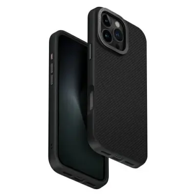 UNIQ KEVA MAX MAGCLICK POLNILNI OVITEK ZA IPHONE 16 PRO MAX - ČRN