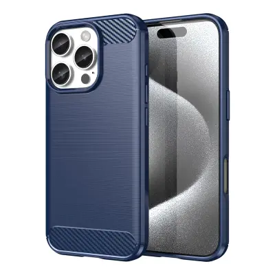 OVITEK CARBON SILIKONSKI OVITEK ZA IPHONE 16 PRO - OVITEK MODER