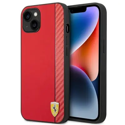 OVITEK FERRARI CARBON ZA IPHONE 14 PLUS OVITEK RDEČ