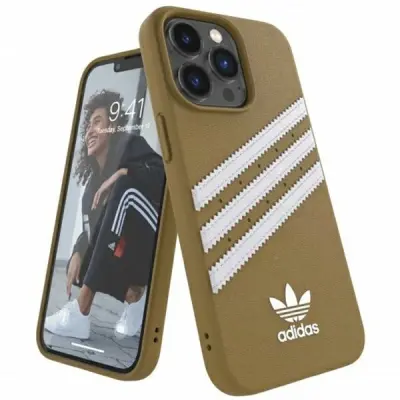 ADIDAS ALI MOLDED PU OVITEK ZA IPHONE 13 PRO MAX BEŽ IN ZLAT