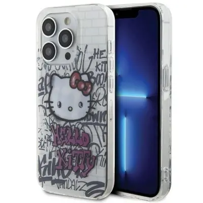 OVITEK HELLO KITTY ZA IPHONE 15 PRO BELI GRAFITI