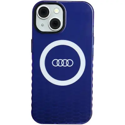 AUDI IML BIG LOGO MAGSAFE CASE OVITEK ZA IPHONE 15 14 13 MODRA