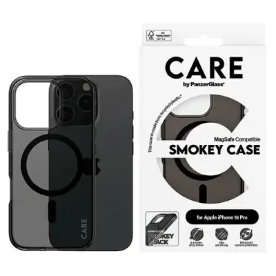 CARE BY PANZERGLASS FLAGSHIP OVITEK ZA MAGSAFE ZA IPHONE 16 PRO POLPROZOREN