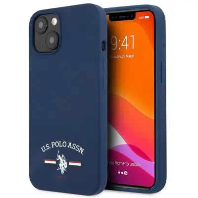 U.S. POLO ASSN. OVITEK ZA IPHONE 13 MINI 5.4 MORSKA SILIKON