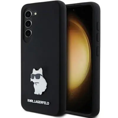 KARL LAGERFELD SILIKONSKI OVITEK CHOUPETTE METAL PIN ZA SAMSUNG GALAXY S24