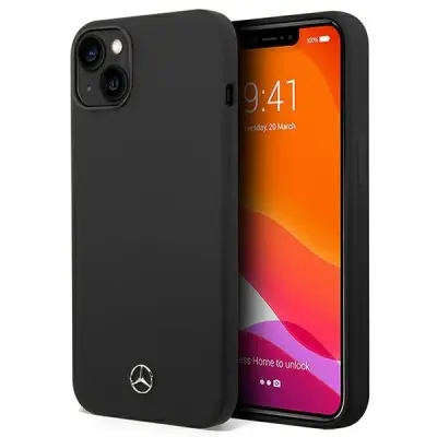 OVITEK MERCEDES SILICONE LINE ZA IPHONE 14 PLUS OVITEK ČRN