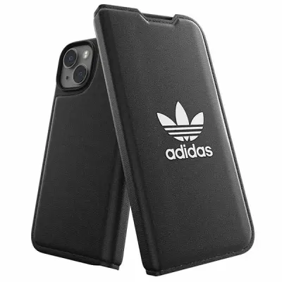 ADIDAS ALI KNJIŽICA OVITEK BASIC ZA IPHONE 14 ČRNO BEL OVITEK
