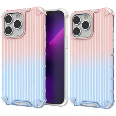 OVITEK OMBRE PROTECT CASE ZA IPHONE 14PROMAX ROZA IN MODRA