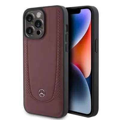 USNJENI OVITEK MERCEDES URBAN BENGALE ZA IPHONE 15 PRO RDEČ