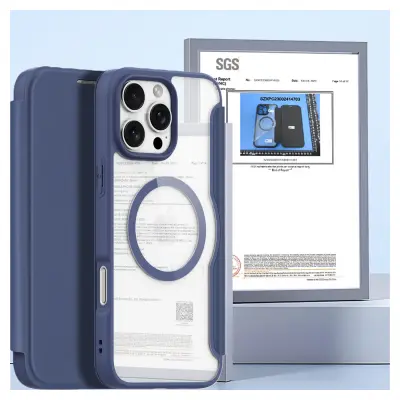OVITEK DUX DUCIS SKIN X PRO ZA IPHONE 16 PRO Z MAGSAFE IN PREKLOPOM - MODER