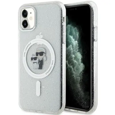 KARL LAGERFELD OVITEK Z BLEŠČICAMI KARL&CHOUPETTE ZA MAGSAFE ZA IPHONE 11 XR