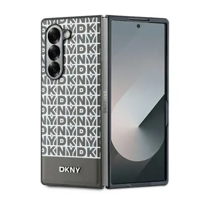 ETUI DKNY S PONAVLJANJEM VZORCA NA SPODNJEM ČRTU ZA SAMSUNG GALAXY Z FOLD 6 RJAV