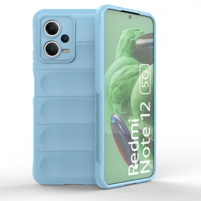 Fleksibilen ovitek za Xiaomi Redmi Note 12 5G / Poco X5 5G Magic Shield Case svetlo modra