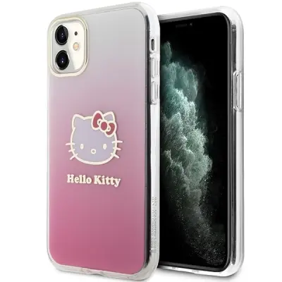 OVITEK HELLO KITTY IML GRADIENT ELECTROP KITTY HEAD ZA IPHONE 11/XR ROZA