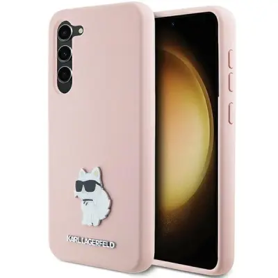 OVITEK KARL LAGERFELD SILIKON CHOUPETTE METAL PIN ZA SAMSUNG GALAXY S24+