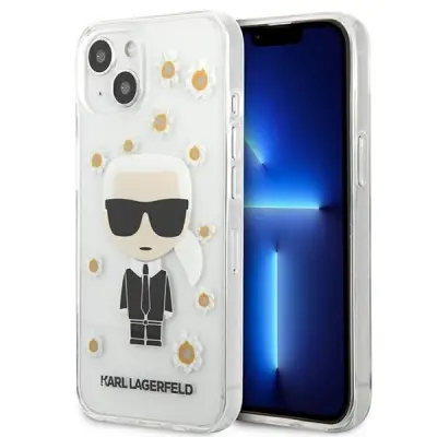 OVITEK IKONIK KARL LAGERFELD FLOWER ZA IPHONE 13 MINI PROZOREN