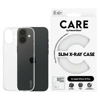PANZERGLASS CASE CARE X-RAY SOFT BASIC CASE MAGSAFE ZA IPHONE 16 PLUS