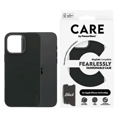 CARE BY PANZERGLASS MODNI OVITEK Z ZA MAGSAFE ZA IPHONE 16 PRO MAX ČRN