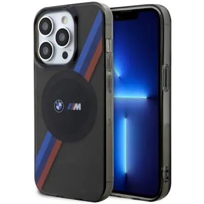 OVITEK BMW TRICOLOR STRIPES ZA MAGSAFE OVITEK ZA IPHONE 14 PRO MAX SIVA