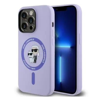 KARL LAGERFELD SILIKONSKI OVITEK KARL&CHOUPETTE MAGSAFE ZA IPHONE 14 PRO MAX