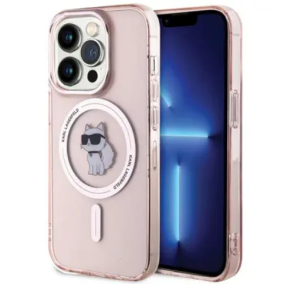 KARL LAGERFELD OVITEK IML CHOUPETTE ZA MAGSAFE ZA IPHONE 15 PRO ROZA