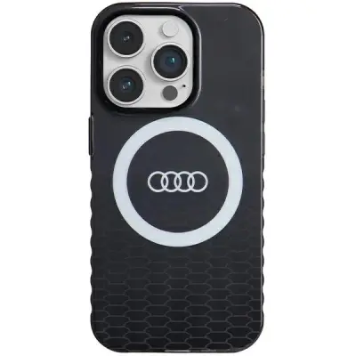 AUDI IML BIG LOGO MAGSAFE CASE OVITEK ZA IPHONE 14 PRO ČRN