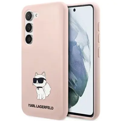 SILIKONSKI OVITEK CHOUPETTE KARL LAGERFELD ZA SAMSUNG GALAXY S23 ROZA