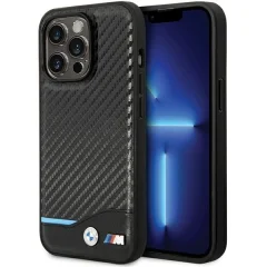 USNJENI OVITEK BMW CARBON ZA IPHONE 13 PRO 13 ČRN