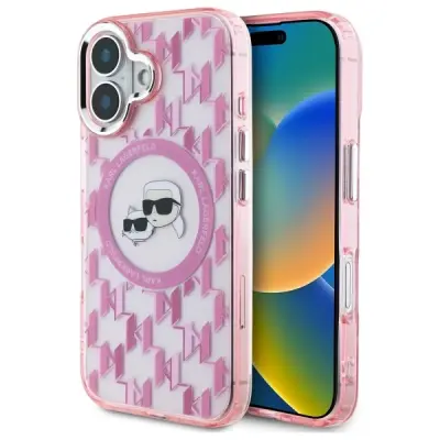 KARL LAGERFELD OVITEK IML MONOGRAM KARL&CHOUPETTE MAGSAFE ZA IPHONE 16