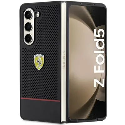 FERRARI OVITEK PERFORIRANA LINIJA ZA SAMSUNG GALAXY Z FOLD 5 ČRNA