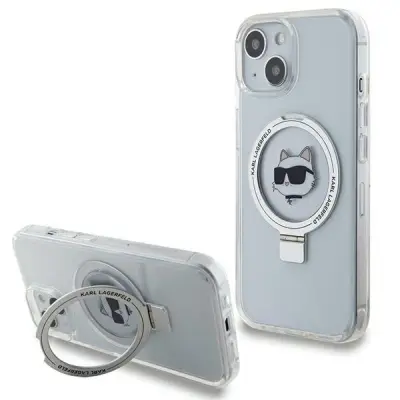 KARL LAGERFELD ETUI RING STOJALO CHOUPETTE HEAD ZA IPHONE 15 PLUS MAGSAFE