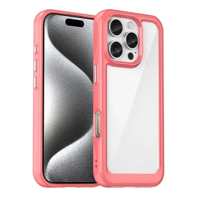 OVITEK OUTER SPACE Z GEL OKVIROM ZA IPHONE 16 PRO MAX - RDEČ