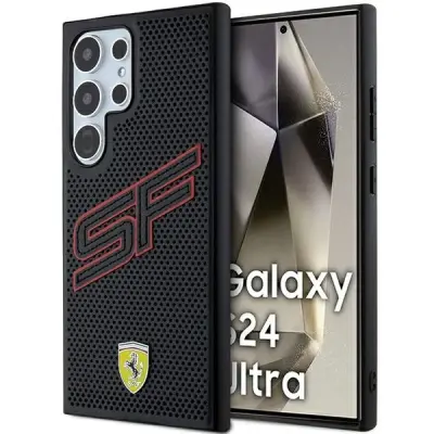 FERRARI ETUI VELIK SF PERFORIRAN ZA SAMSUNG GALAXY S24 ULTRA BLACK