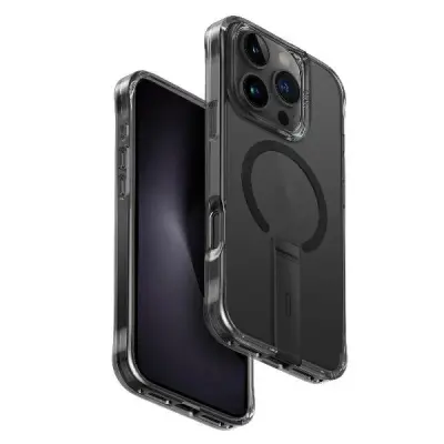 UNIKATNI OVITEK ELEVA Z VERTICA STOJALO ZA IPHONE 16 PRO ČRN OVITEK