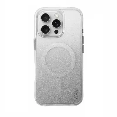 UNIQ COEHL LUMINO MAGNETNI POLNILNI OVITEK ZA IPHONE 16 PRO SREBRN
