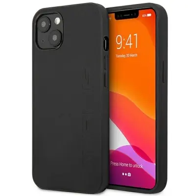 USNJENI OVITEK AMG HOT STAMPED CASE ZA IPHONE 14 ČRN