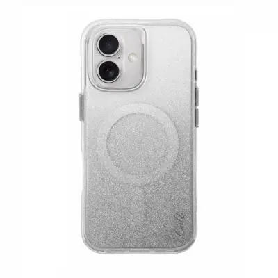 UNIQ COEHL LUMINO MAGNETNI POLNILNI OVITEK ZA IPHONE 16 SREBRN