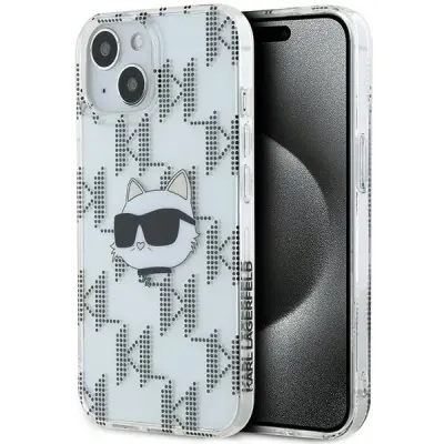 ETUI KARL LAGERFELD IML CHOUPETTE HEAD MONOGRAM ZA IPHONE 15 14 13