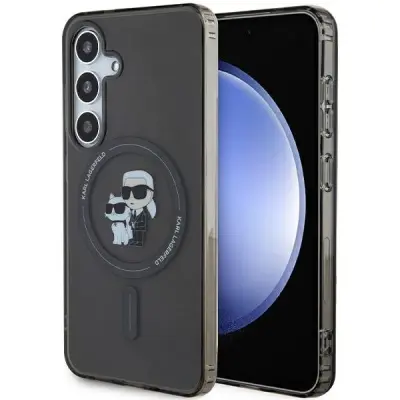 KARL LAGERFELD IML OVITEK KARL&CHOUPETTE ZA MAGSAFE ZA SAMSUNG GALAXY S24 ČRNA