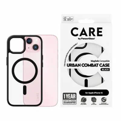 OVITEK CARE BY PANZERGLASS URBAN COMBAT ZA MAGSAFE ZA IPHONE 15 ČRN