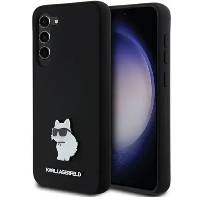 KARL LAGERFELD SILIKONSKI OVITEK CHOUPETTE METAL PIN ZA SAMSUNG GALAXY S24+