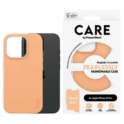 CARE BY PANZERGLASS MODNI OVITEK Z ZA MAGSAFE ZA IPHONE 16 PRO ORANŽEN