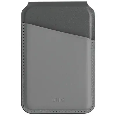 UNIQ LYDEN DS WALLET MAGNETNI RFID OVITEK ZA TELEFON SIVO-ČRN