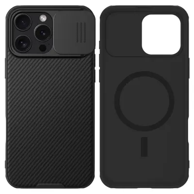 NILLKIN CAMSHIELD PRO CASE OVITEK ZA IPHONE 16 PRO MAX Z OVITKOM ČRN