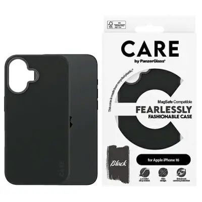 CARE BY PANZERGLASS MODNI OVITEK ZA MAGSAFE ZA IPHONE 16 ČRNI OVITEK