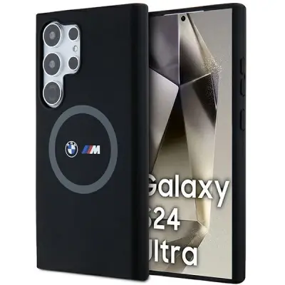 BMW M SILIKONSKI OVITEK S POTISKOM RING ZA MAGSAFE ZA SAMSUNG GALAXY S24 ULTRA BLACK