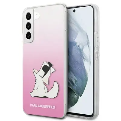 OVITEK KARL LAGERFELD CHOUPETTE ZA SAMSUNG GALAXY S22+ OVITEK ROZA