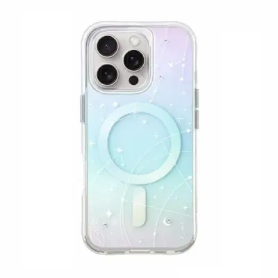 UNIQ COEHL CELEST MAGNETNI POLNILNI OVITEK ZA IPHONE 16 PRO IRIDESCENT